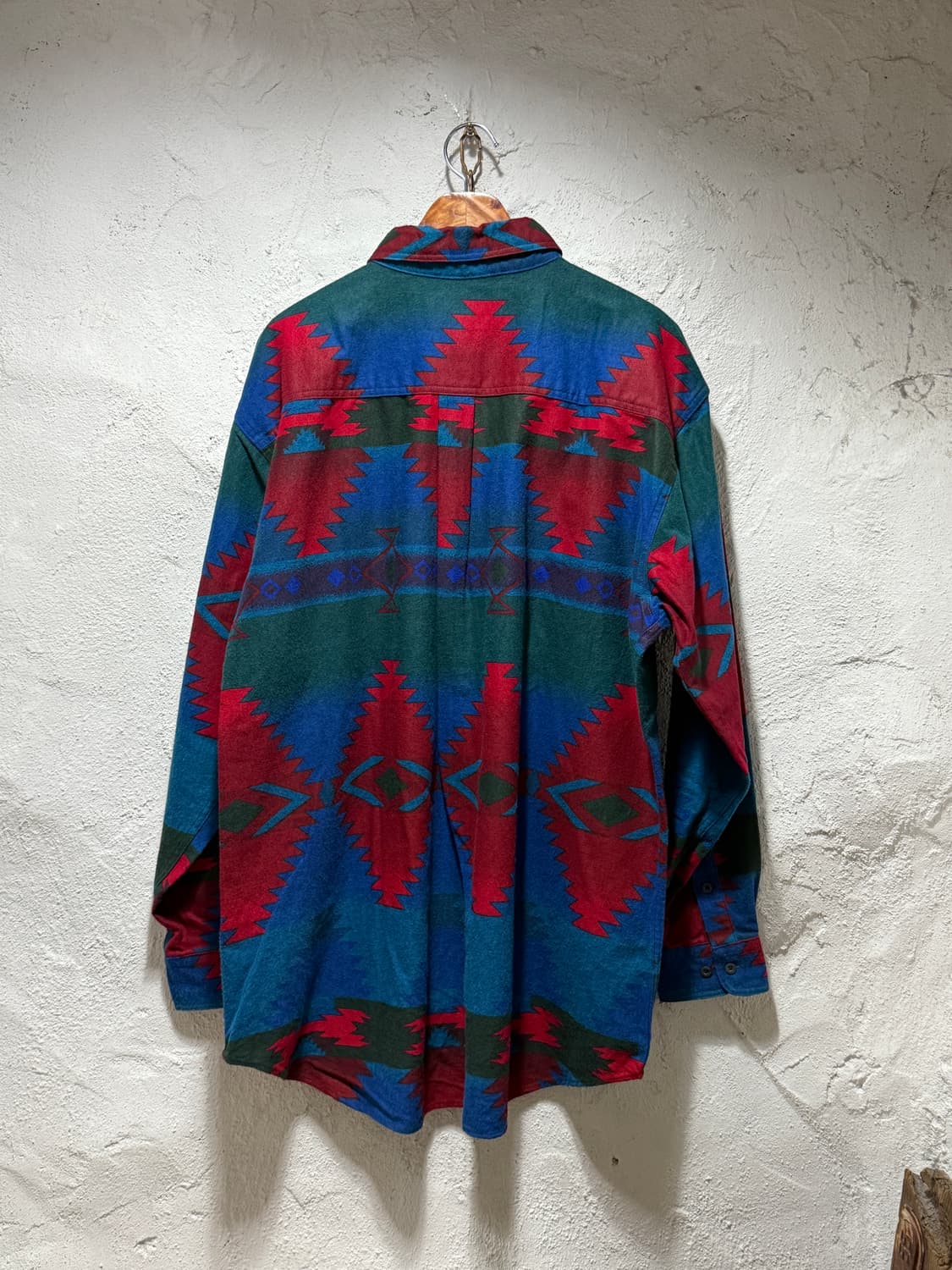 울리치 Woolrich 나바호 코튼 플란넬 셔츠 네이티브 아메리카 패턴 상품이미지2