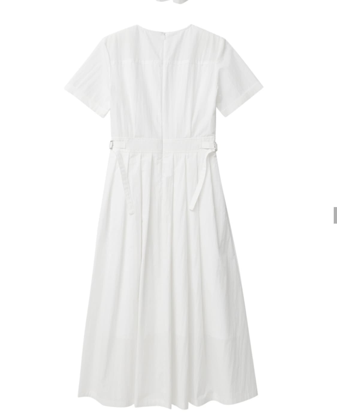 에트몽 반팔 플리츠 원피스 상품이미지4