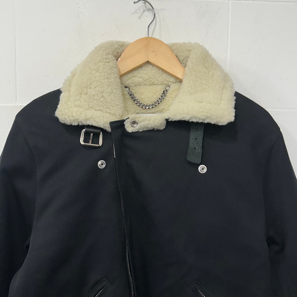 산드로 시어링 무스탕 자켓 상품이미지2