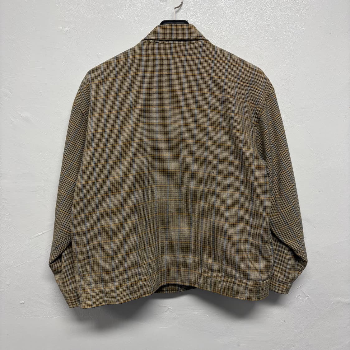 빈티지 라코스테 체크 블루종 상품이미지2