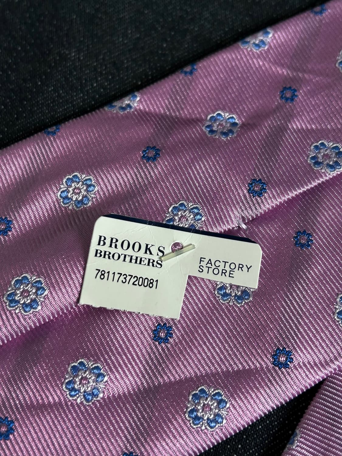 브룩스 브라더스 플라워 도트 패턴 타이 Made in USA 상품이미지4