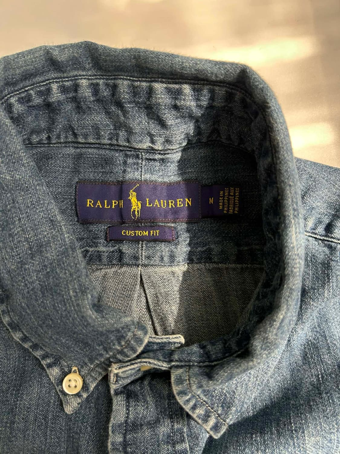 [M] 폴로 랄프로렌 데님 샴브레이 셔츠 상품이미지2