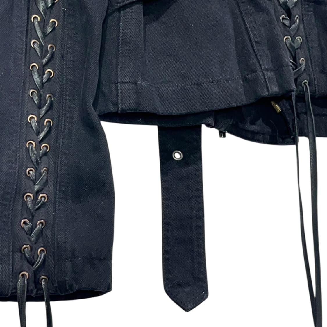 [Alexander McQueen] 알렉산더맥퀸 레이스업 라이더 자켓   상품이미지6
