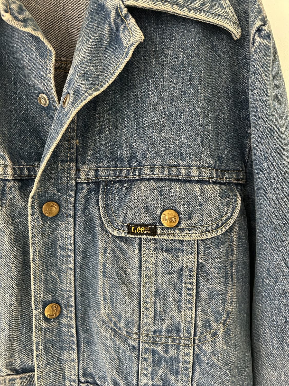 70's Lee Bush denim chore jacket. 상품이미지3