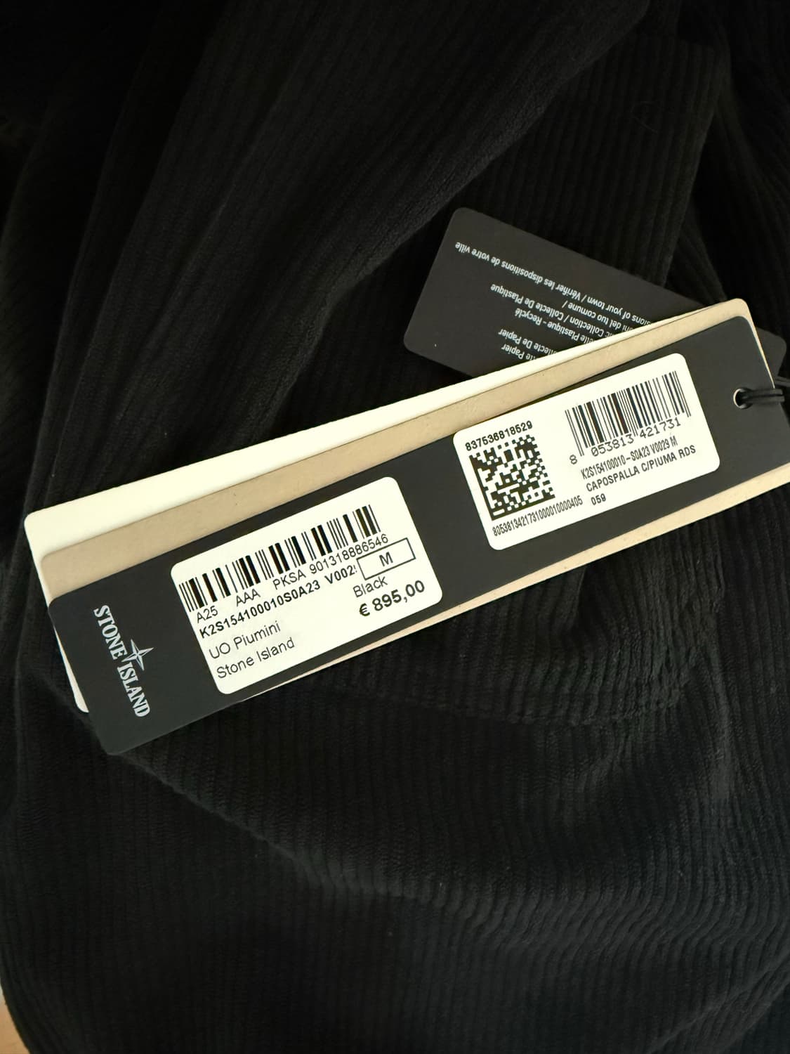 스톤아일랜드 25FW 클링클랩스 숏패딩 M 상품이미지7