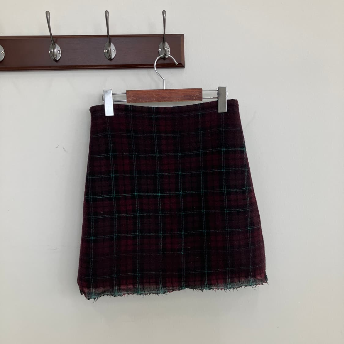 프라다 체크 미니 스커트 y2k 상품이미지2