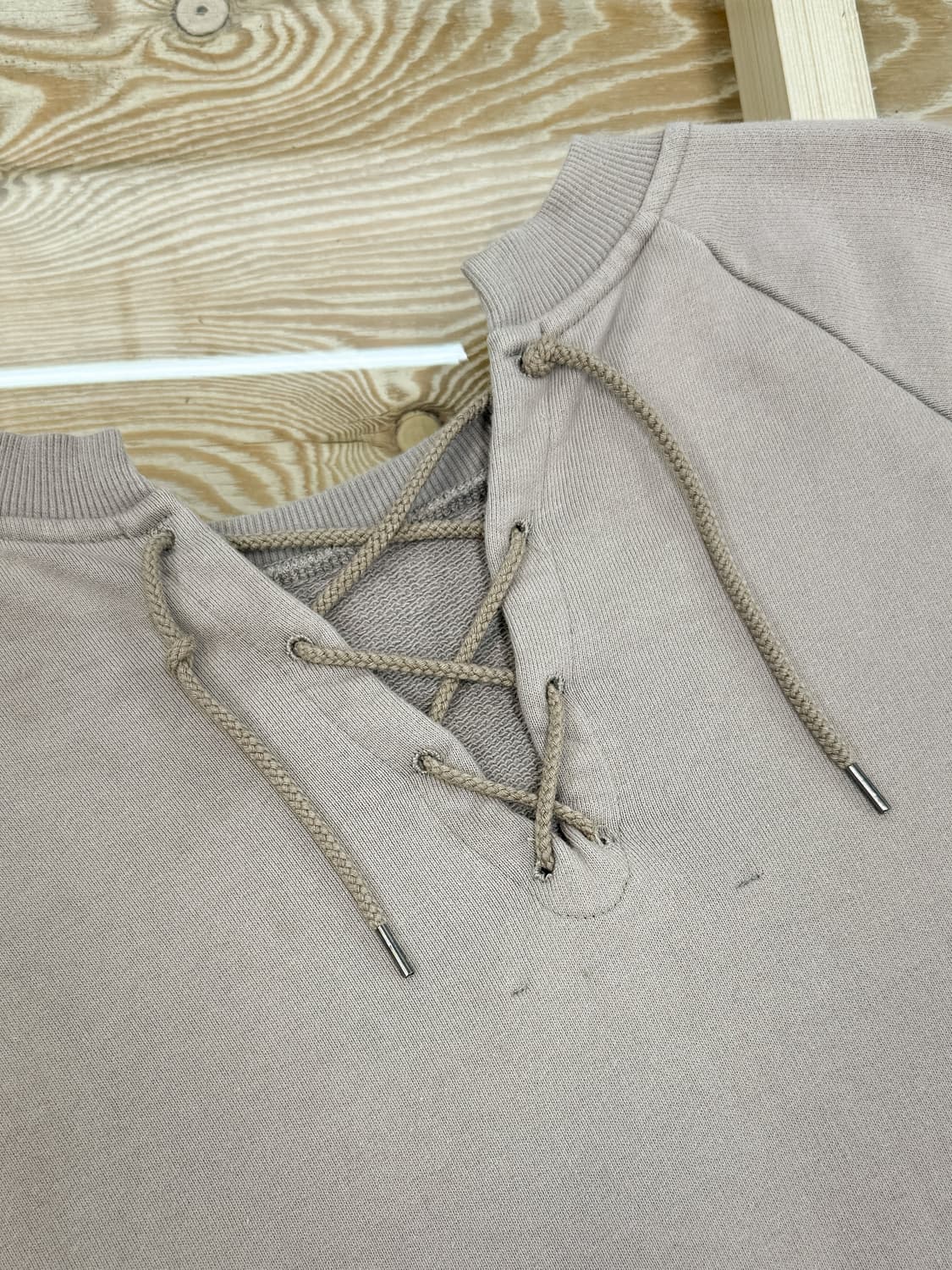 Solto 21SS 레이스업 스웻셔츠 상품이미지6