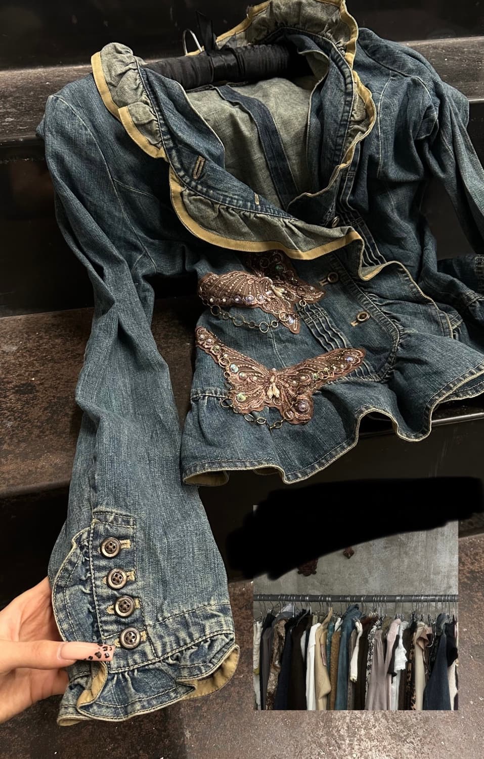 가격제시) shop502 페어리 대장 자켓 큐빈티지 파우닝133 상품이미지1