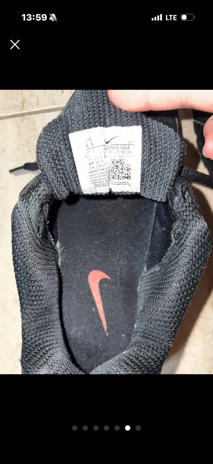 나이키 샥스 r4 블랙 235 상품이미지6