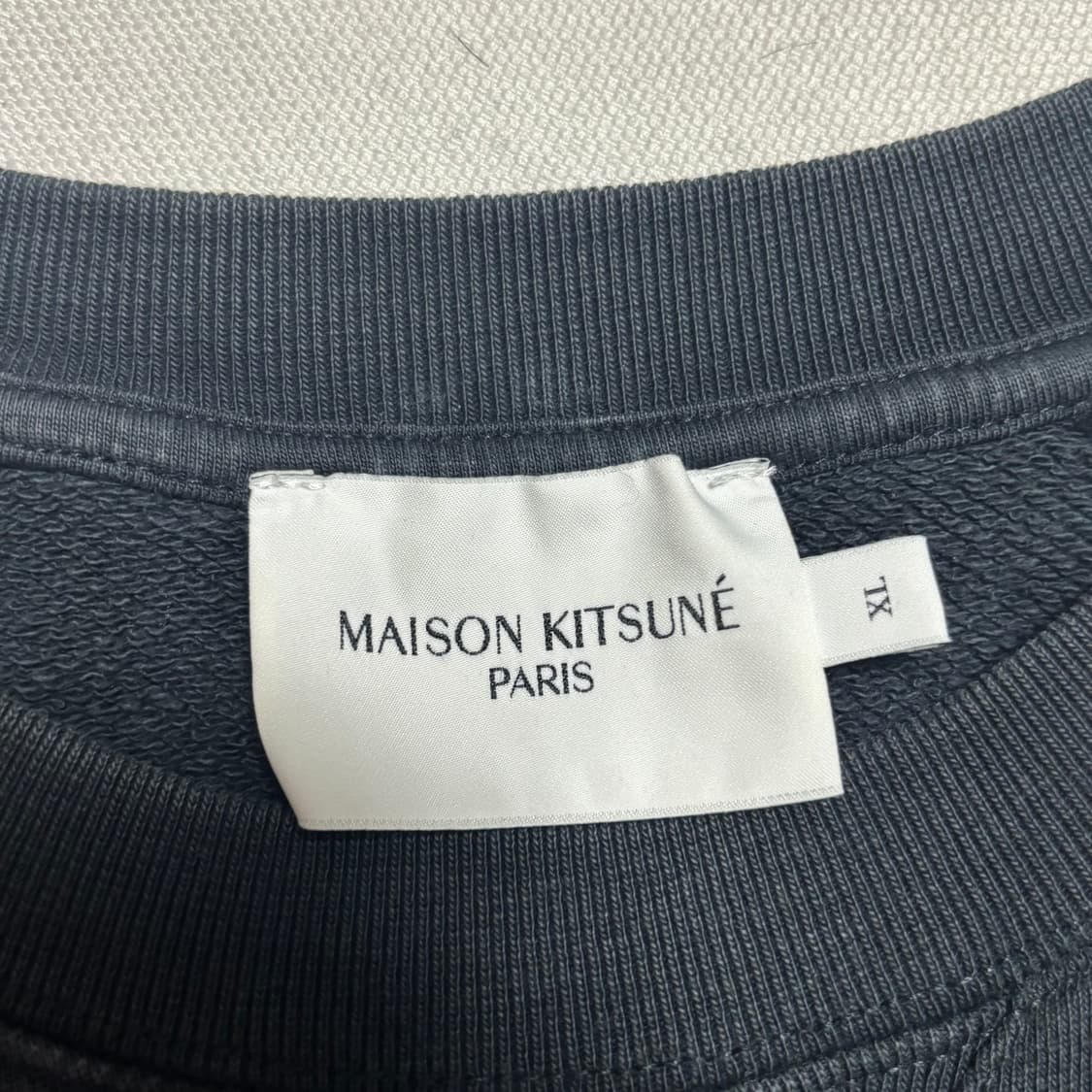 XL 메종키츠네 더블폭스 맨투맨 상품이미지4