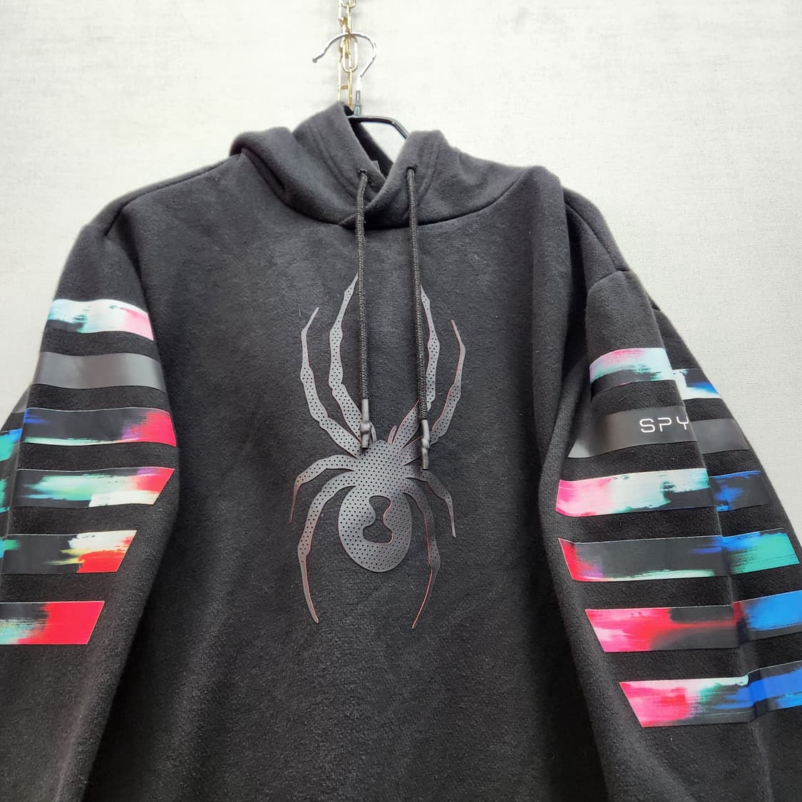 스파이더 사이드 그라데이션 빅로고 후드티 XL(XL) 상품이미지2