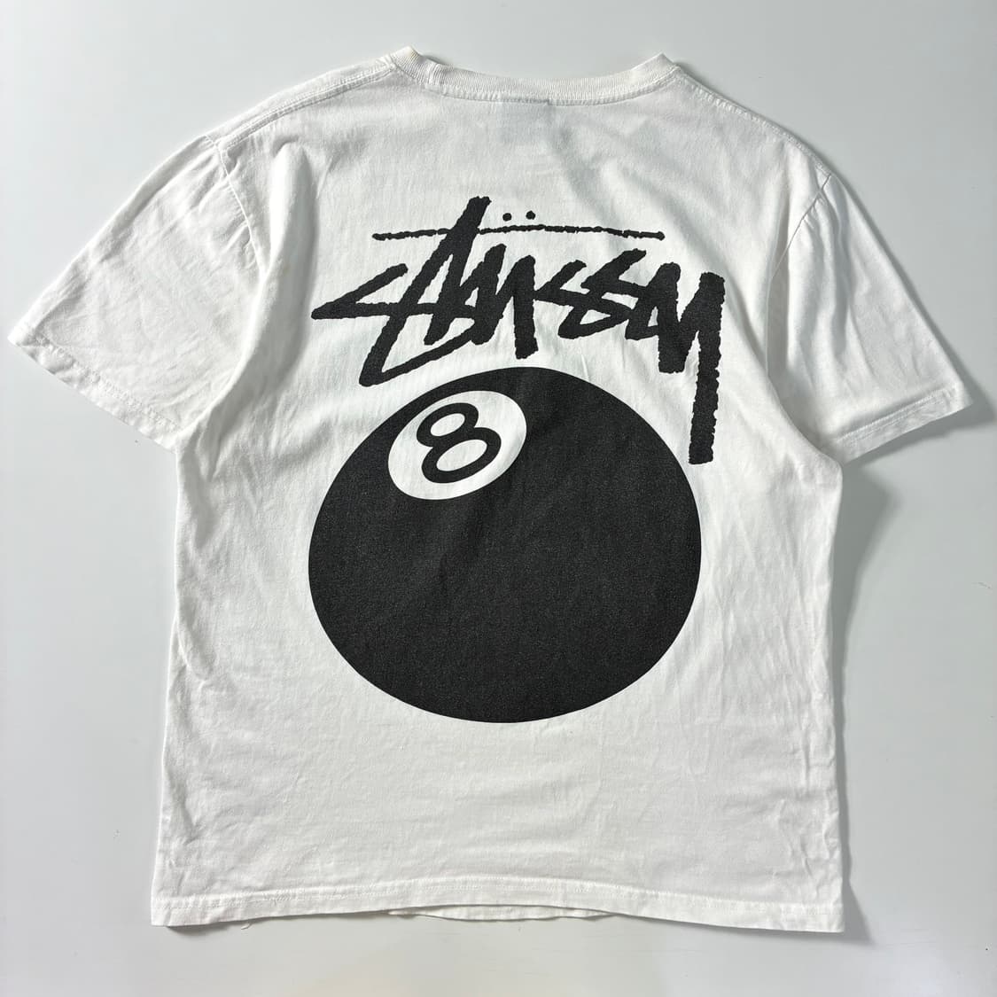 Stussy  스투시 8볼 피그먼트 다이드 블랙 반팔 티셔츠  상품이미지2