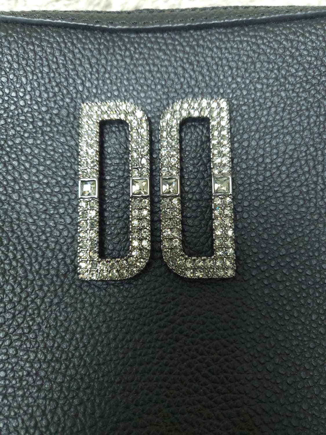 닥스 스왈로브스키 크리스탈 DD로고 장식 소가죽 여성 크로스백 새제품 상품이미지9