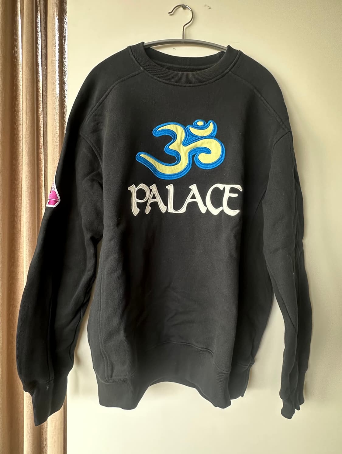 Palace 21SS OM Crew Black  상품이미지1