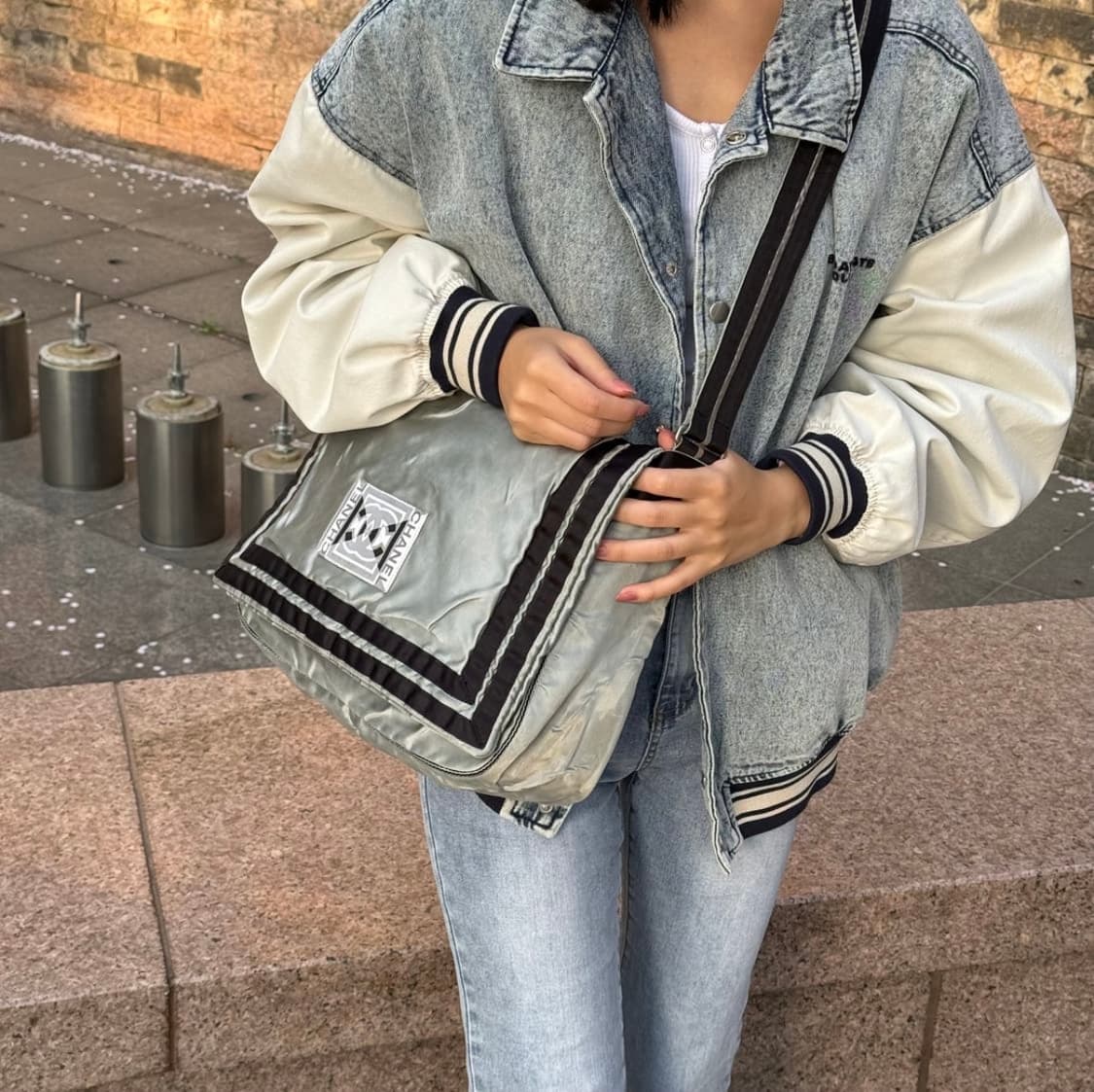 샤넬 스포츠 실버 보이 메신저백 상품이미지2