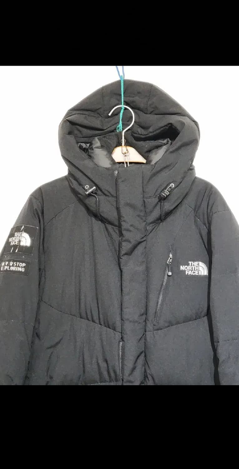 (S) 노스페이스 거위털 롱패딩 점퍼 블랙 구스다운 패딩코트 후드  상품이미지2