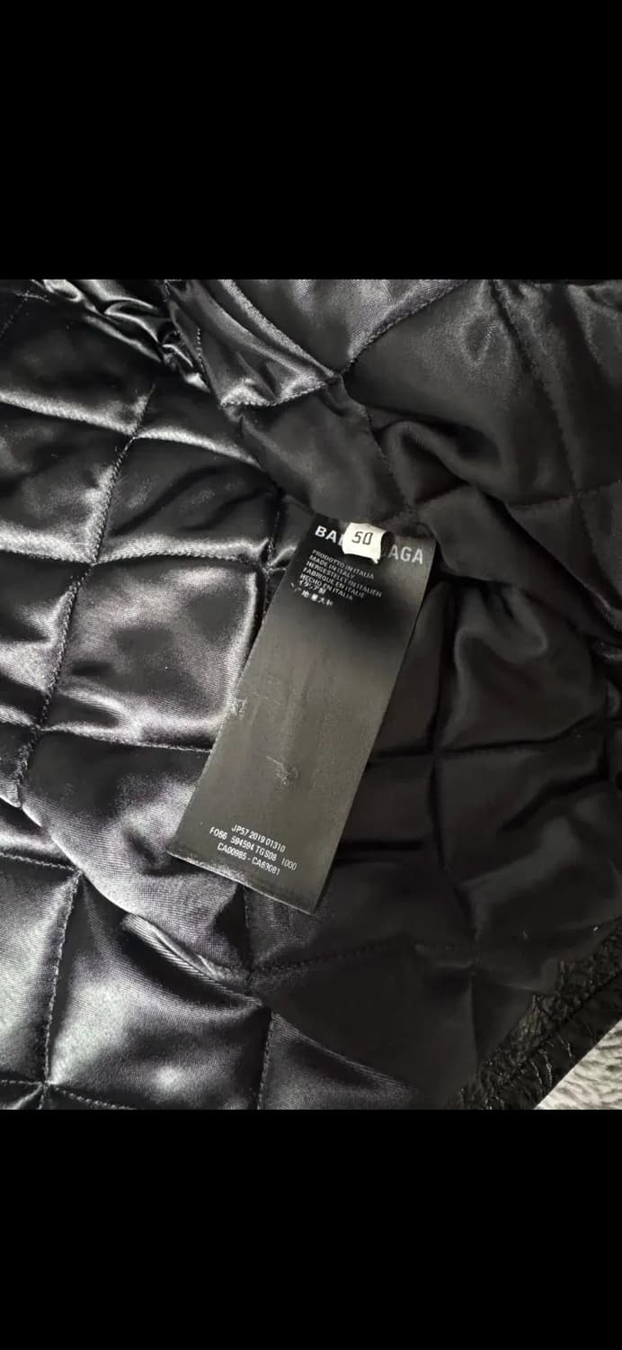 [50]발렌시아가 버팔로 바이커 레더 자켓 상품이미지4