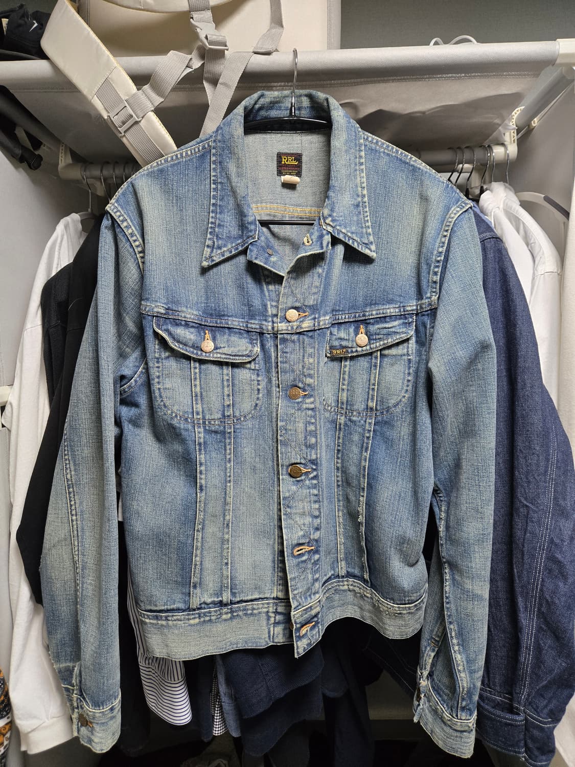 RRL lot271 리랜드 데님 자켓 L 상품이미지1