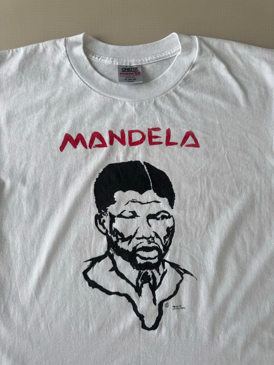 90s Nelson Mandela 티셔츠 상품이미지8