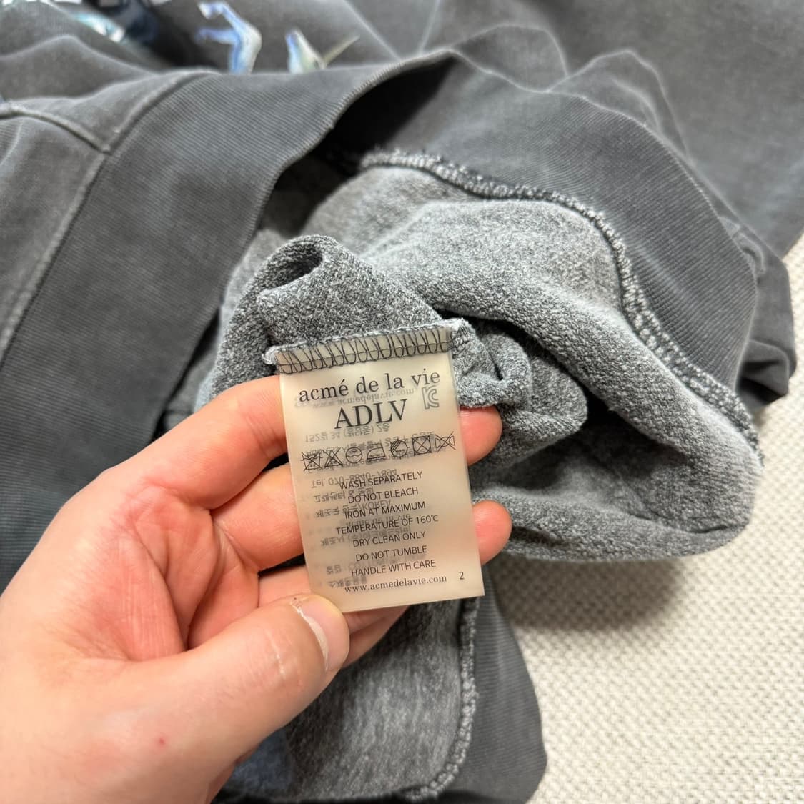 아크메드라비 피그먼트 유니콘 맨투맨 상품이미지4