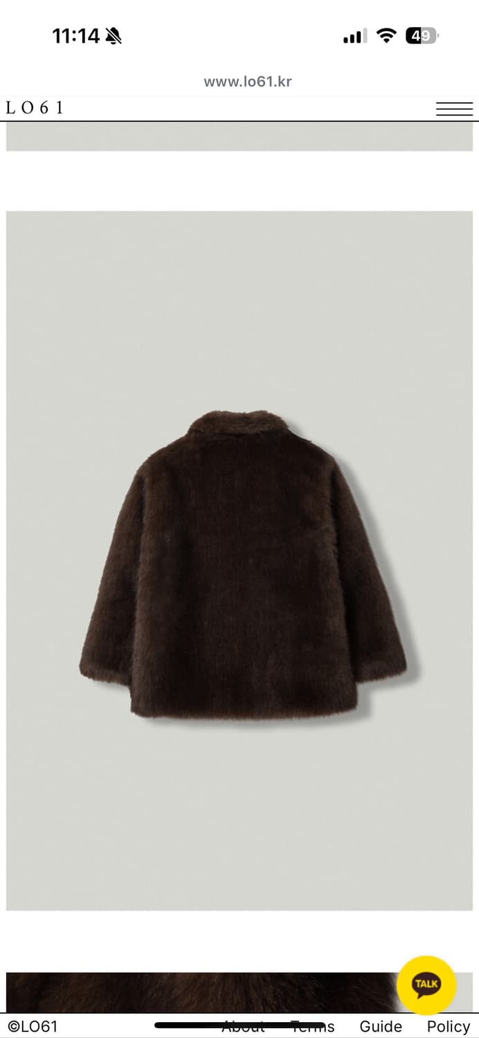 lo61 ria fur coat brown 리아 퍼 상품이미지7