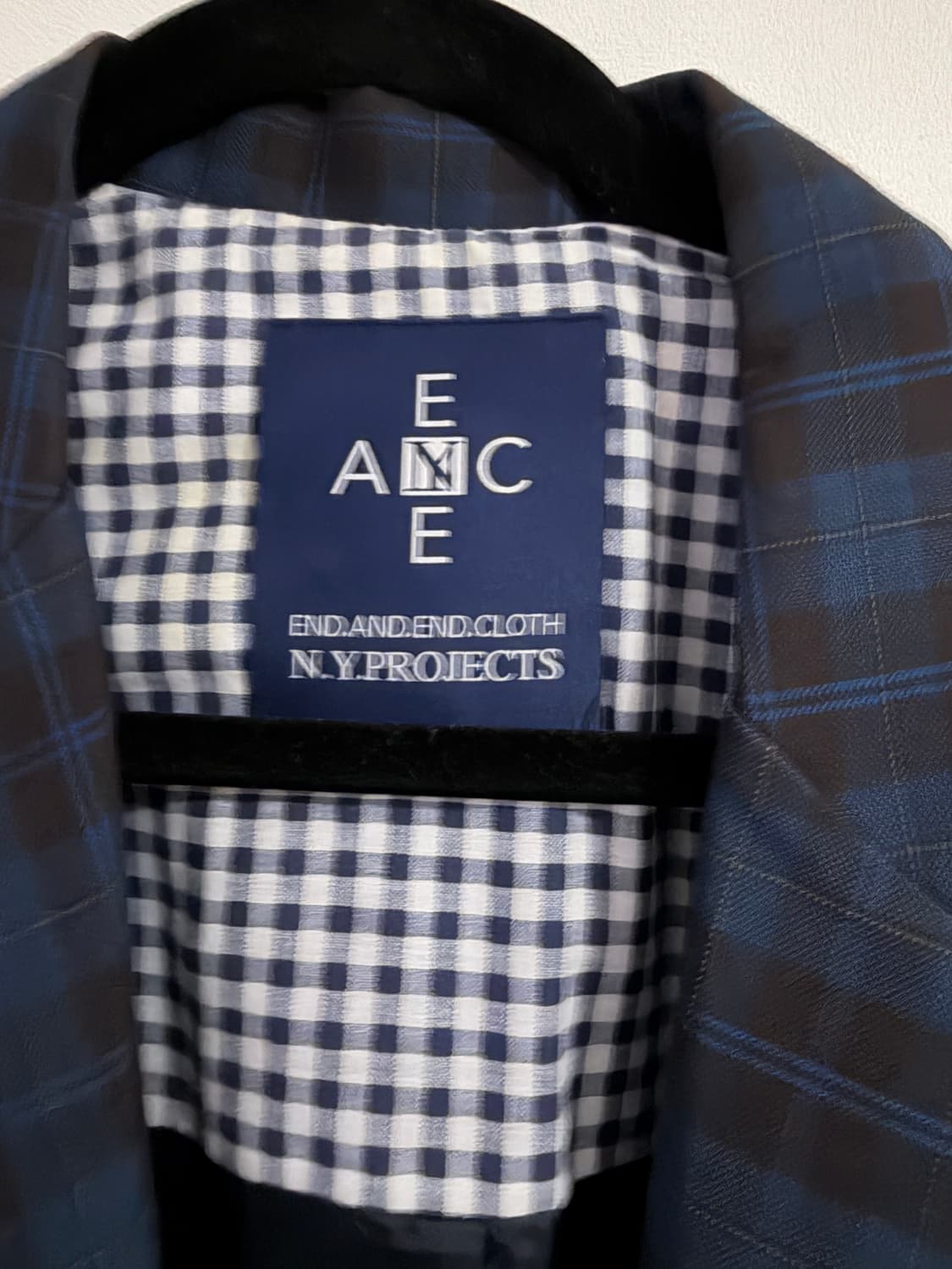 EAMCE 체크 코트  상품이미지4