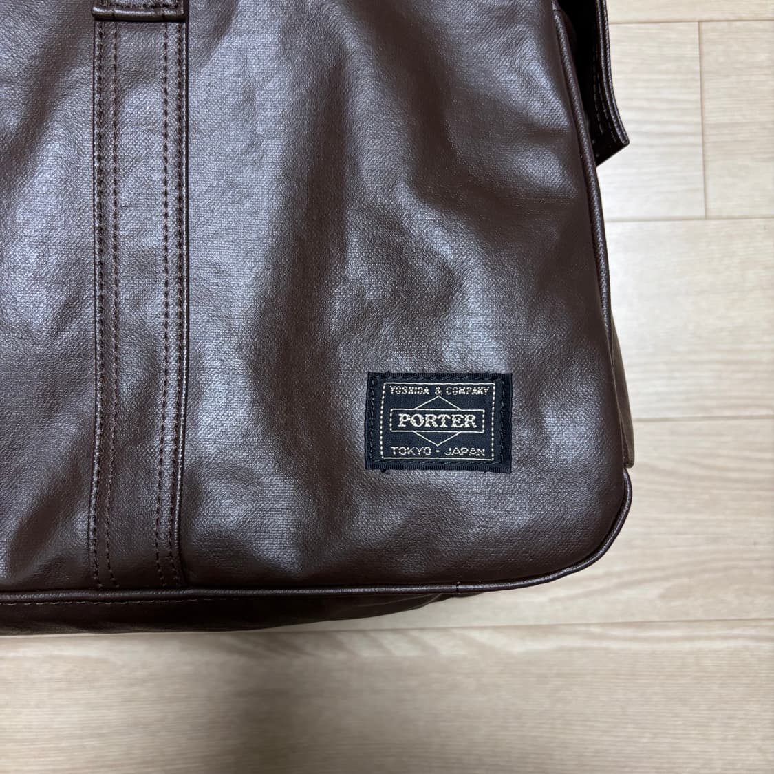 요시다포터 porter 프리스타일 보스턴백 브라운 (미사용에 가까움) 상품이미지3