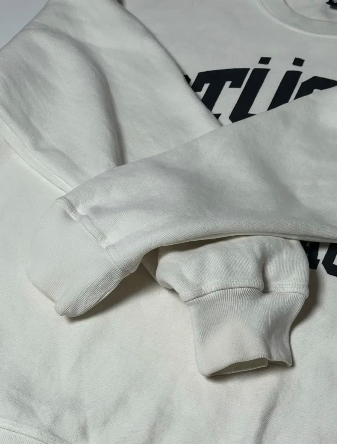 스투시 아워레가시 맨투맨 L 아이보리 상품이미지3