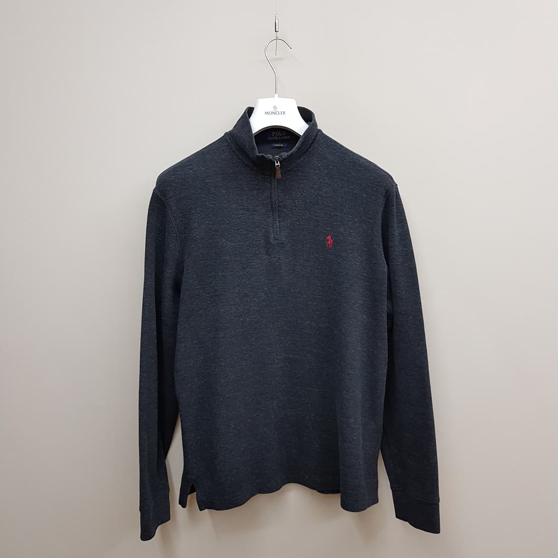 폴로 랄프로렌 하프집업 코튼 니트 M사이즈 상품이미지1