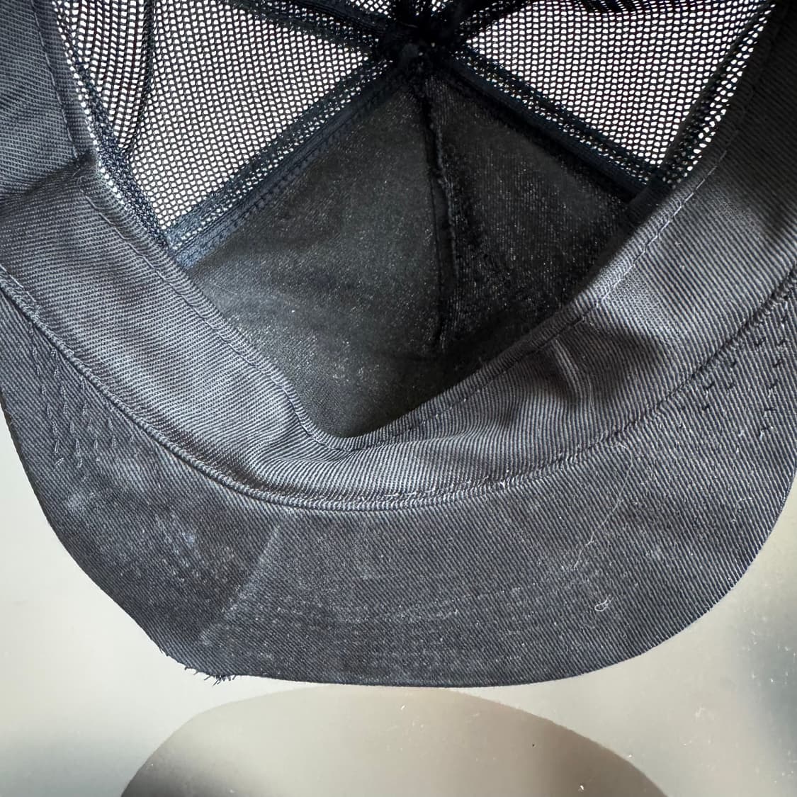USA 빈티지 모자 볼캡 vintage cap 트러커 메쉬 블랙 상품이미지4