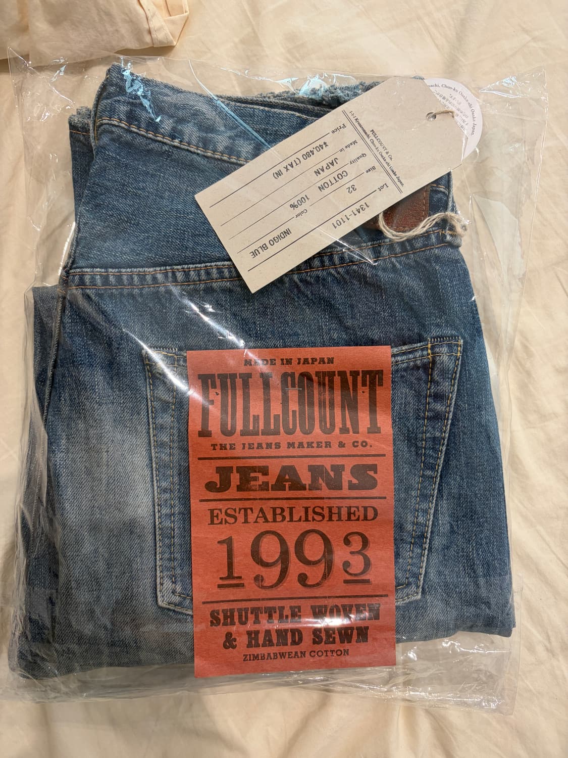 풀카운트 다트포드 1101 32사이드 새제품 판매합니다 상품이미지1