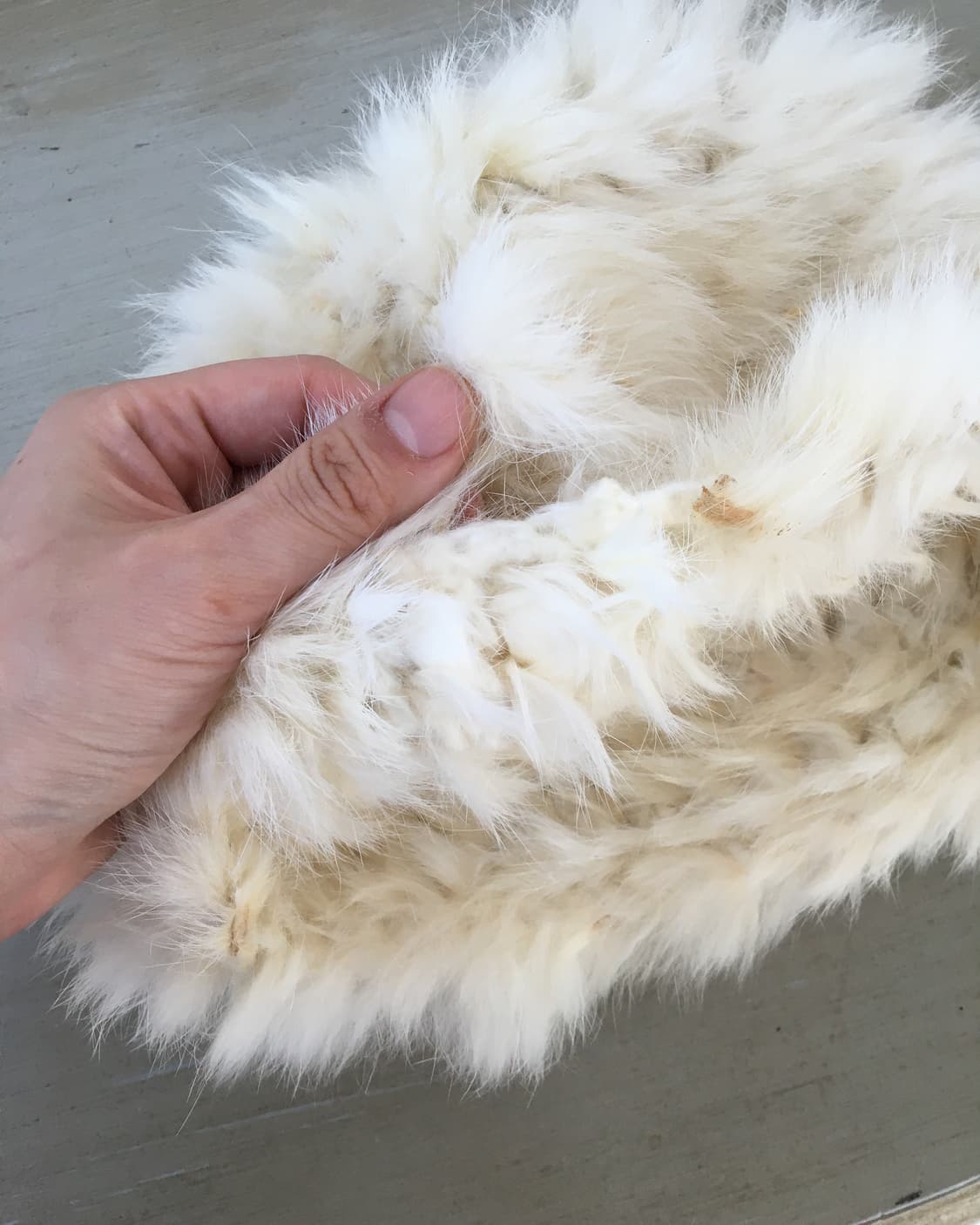  rabbit fur beanie 상품이미지4