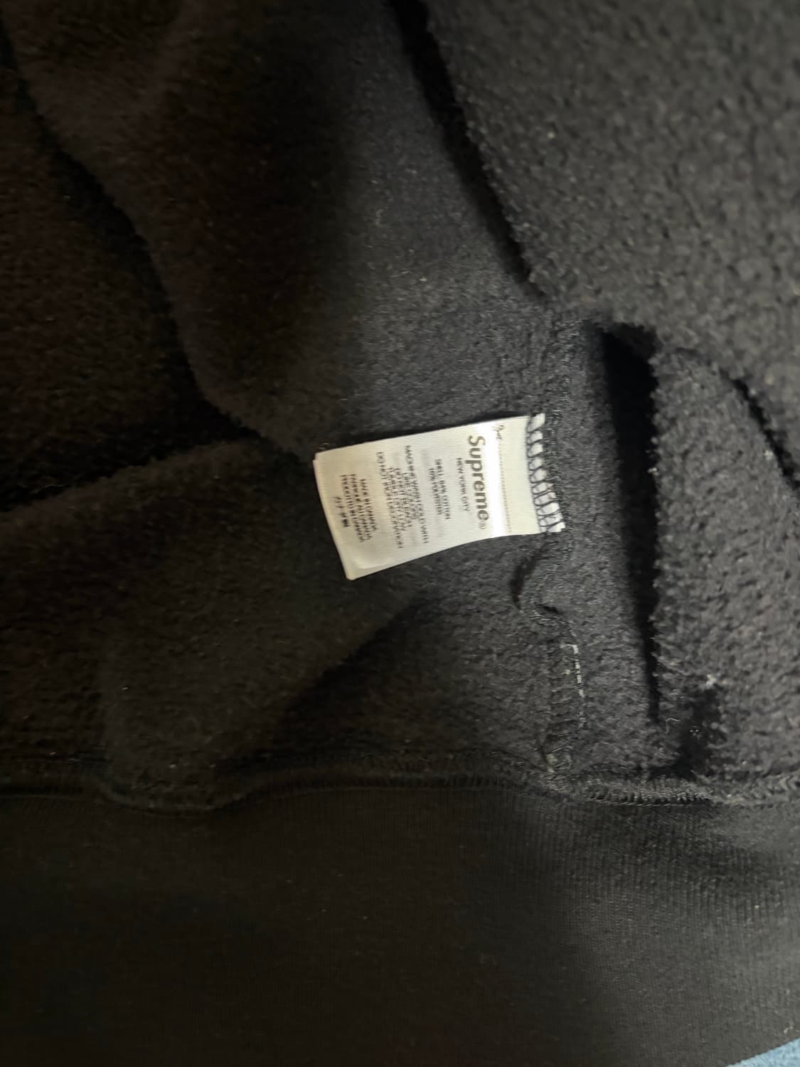 슈프림 스몰로고 후드집업 L 한글택 상품이미지3