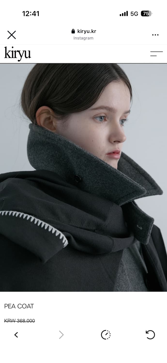 kiryu 피코트 상품이미지2