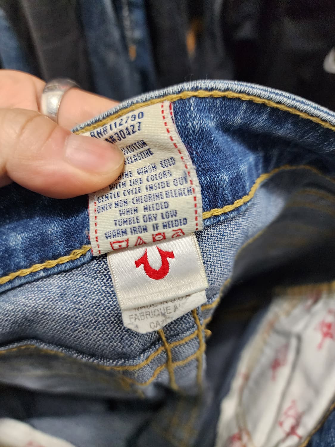 트루릴리젼 부츠컷 데님 청바지 상품이미지7