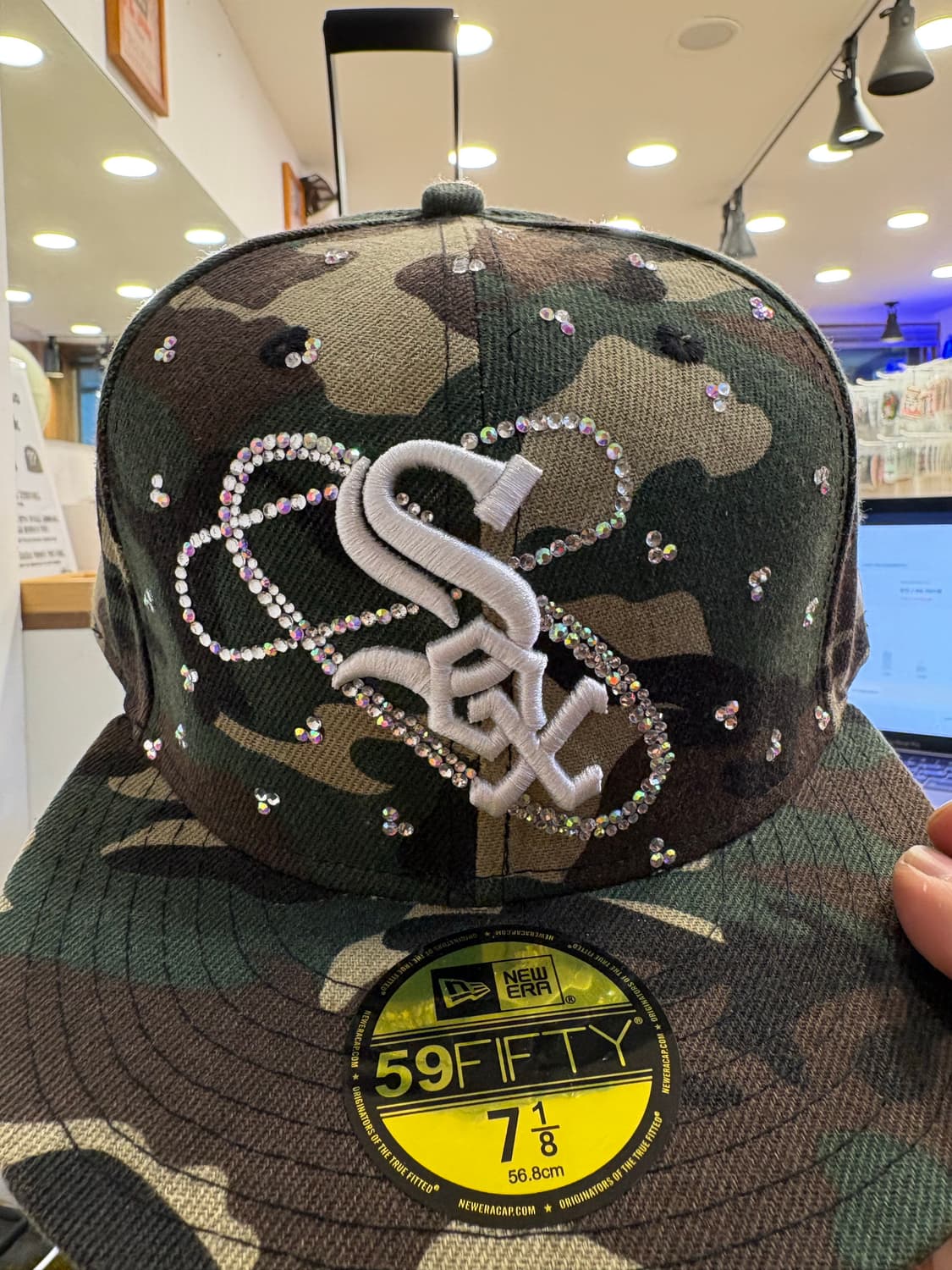 뉴에라 화이트 삭스 카모 커스텀 캡 상품이미지4