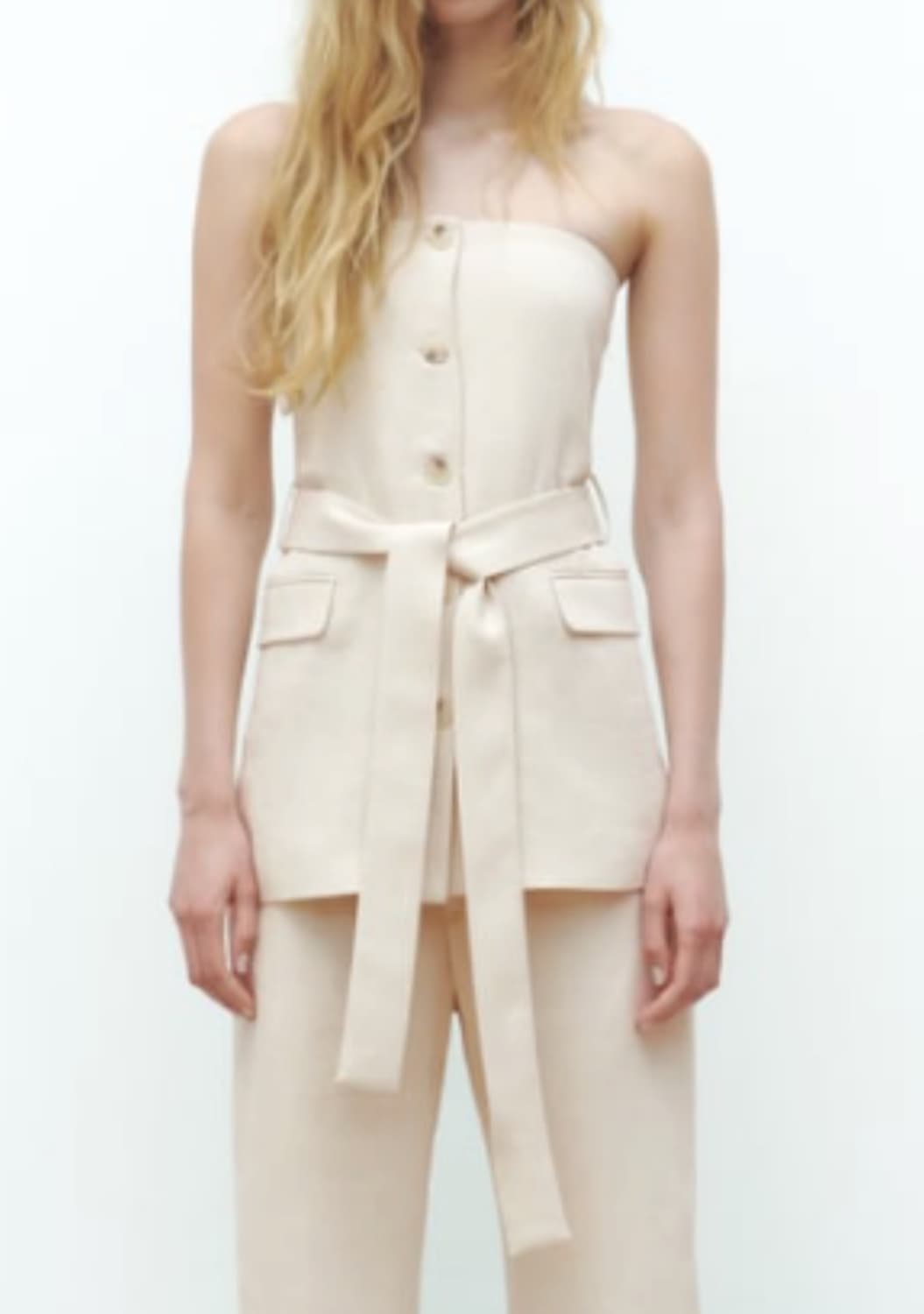 자라 아이보리 리본 탑 상품이미지2