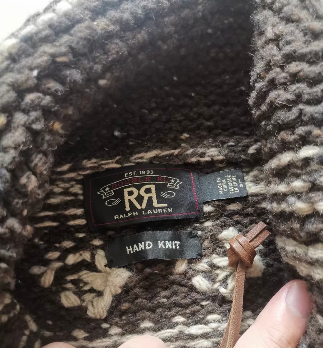 rrl 핸드니트 가디건 L 상품이미지4