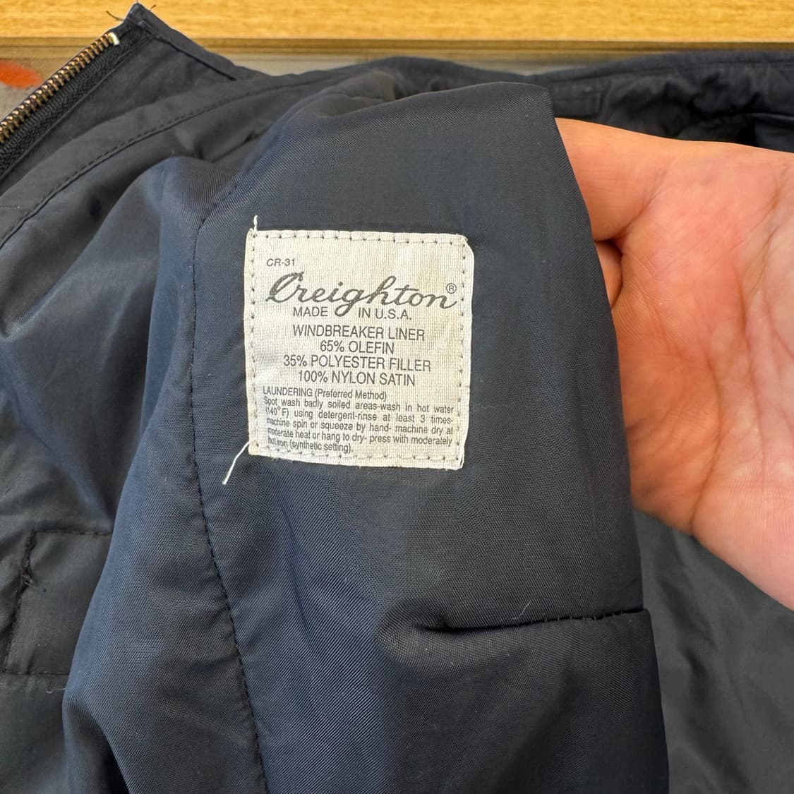 80s USN 미해군 유틸리티 자켓 made in USA (M)  상품이미지8