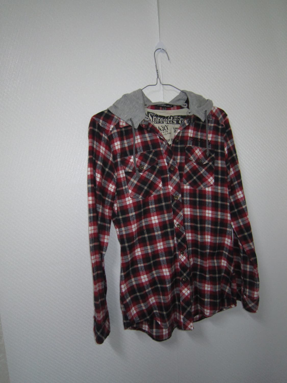 vintage check hood shirt 상품이미지1