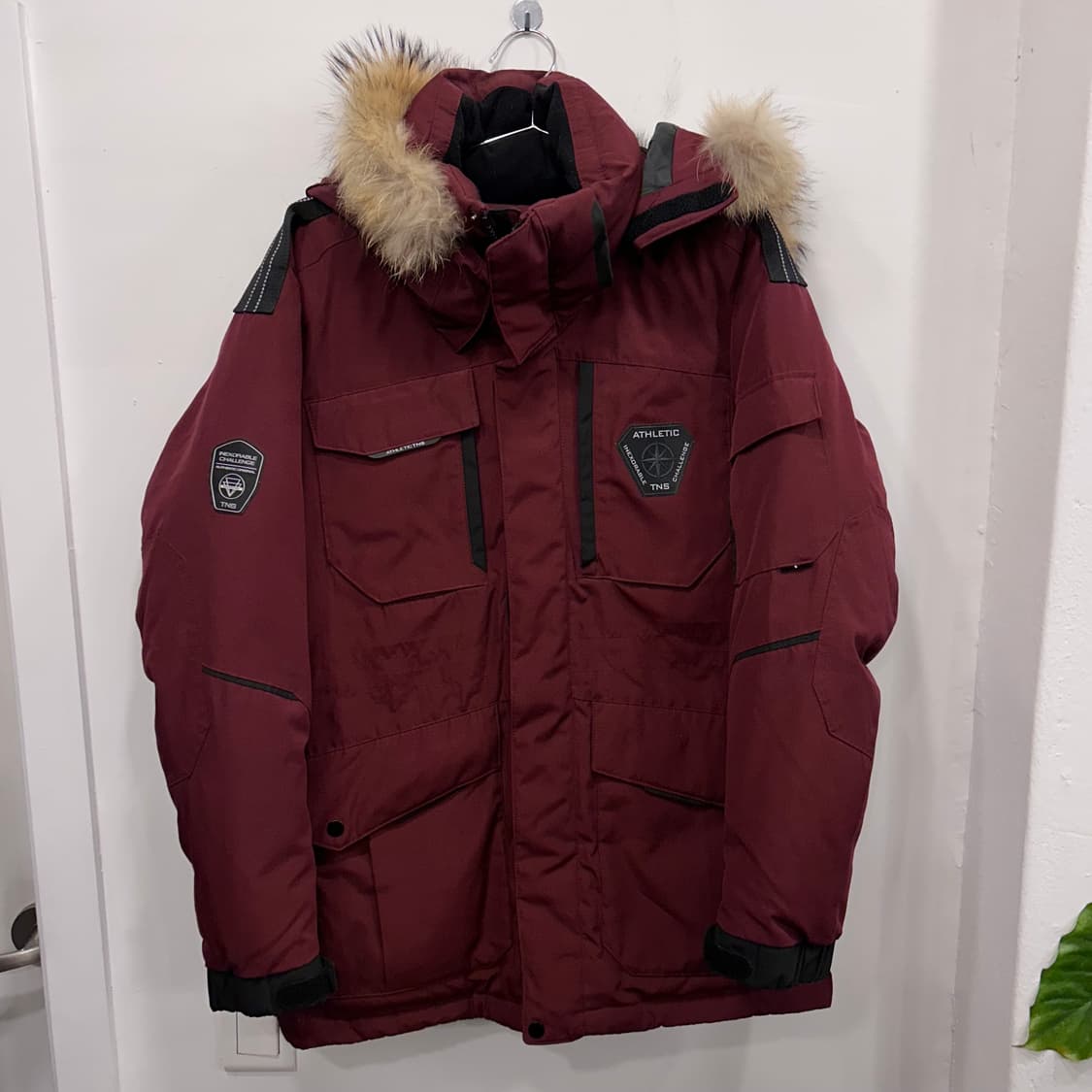 TBJ NEARBY 덕다운 너구리털 쉐르파 패딩 상품이미지2