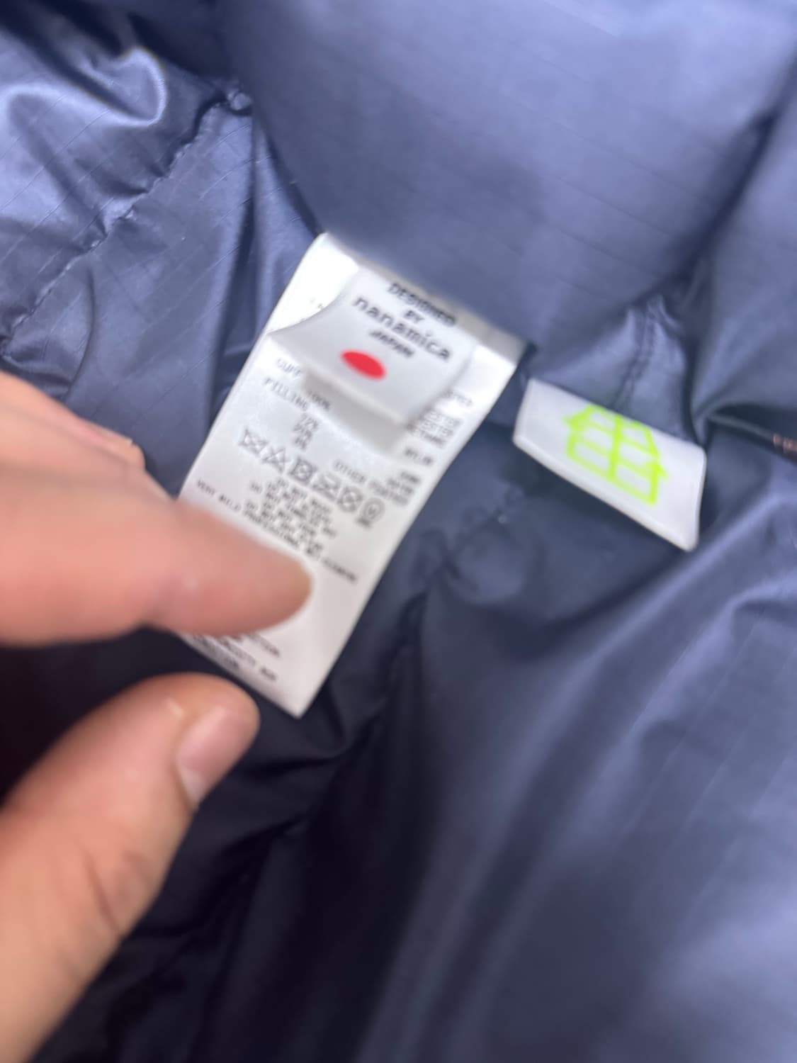 나나미카 고어텍스 숏 다운 자켓 네이비 상품이미지3