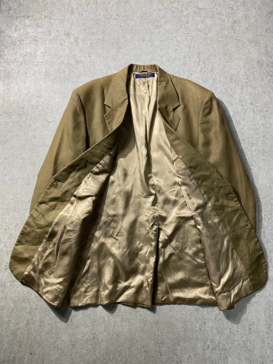 [L-XL] 90s 브룩스 브라더스 페이디드 리넨 투버튼 자켓 상품이미지4