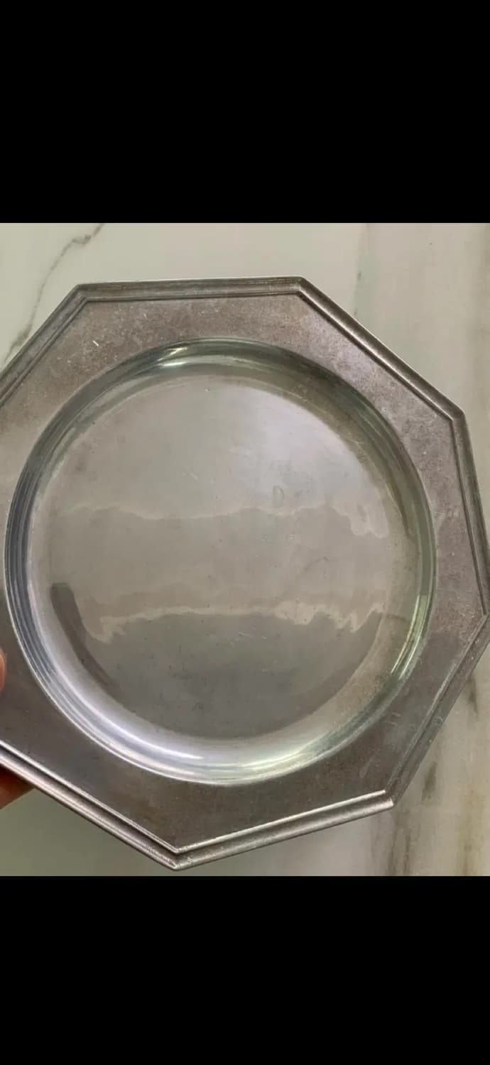 빈티지 주석 접시  상품이미지2