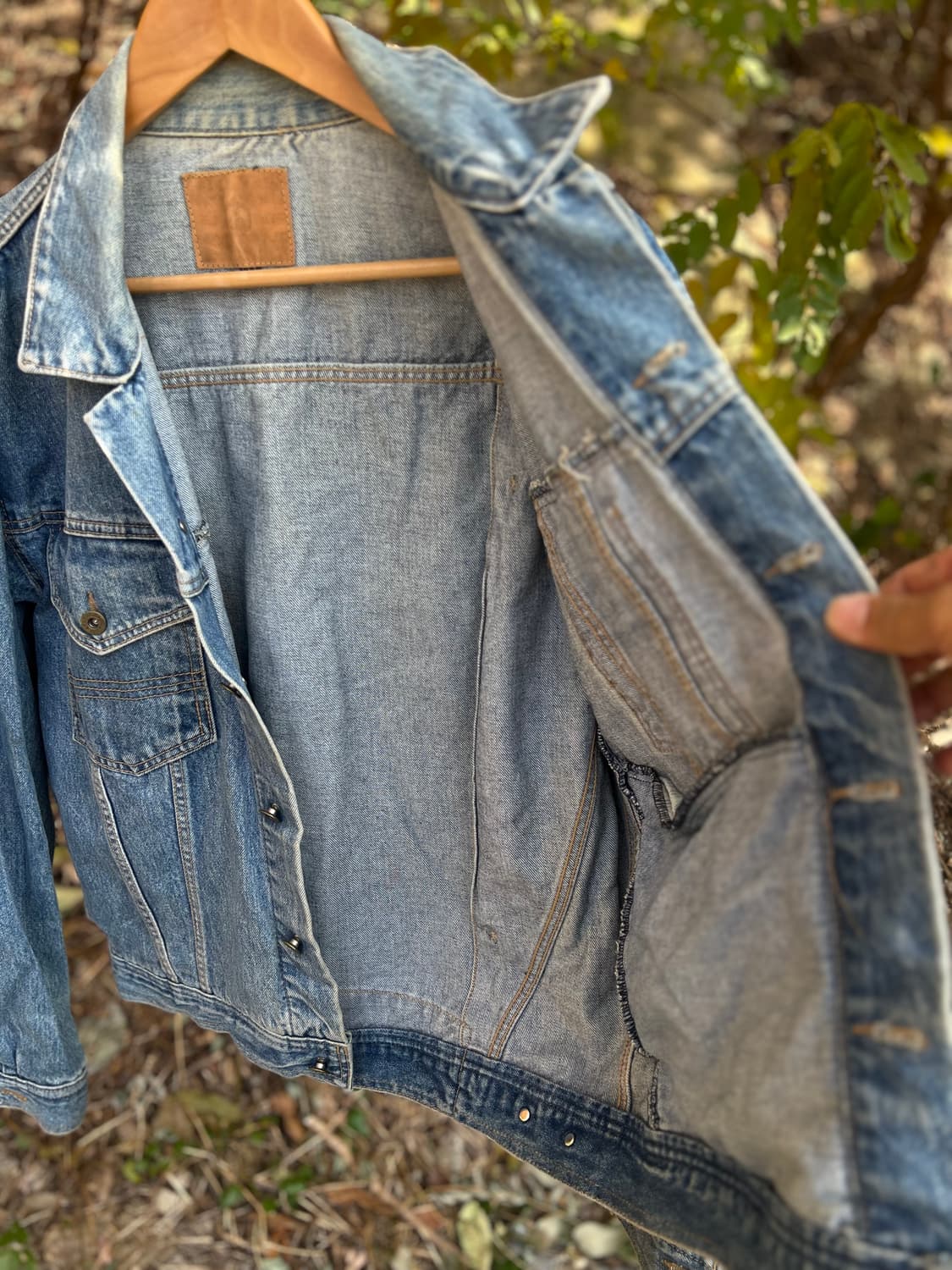 90‘s 올드스쿨 견장 데님자켓  상품이미지4