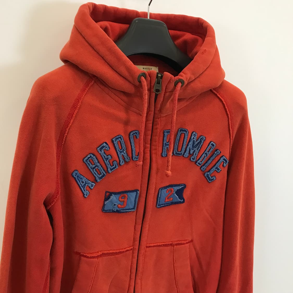 아베크롬비 빈티지 Y2K 오렌지 후드집업 [S] 상품이미지2
