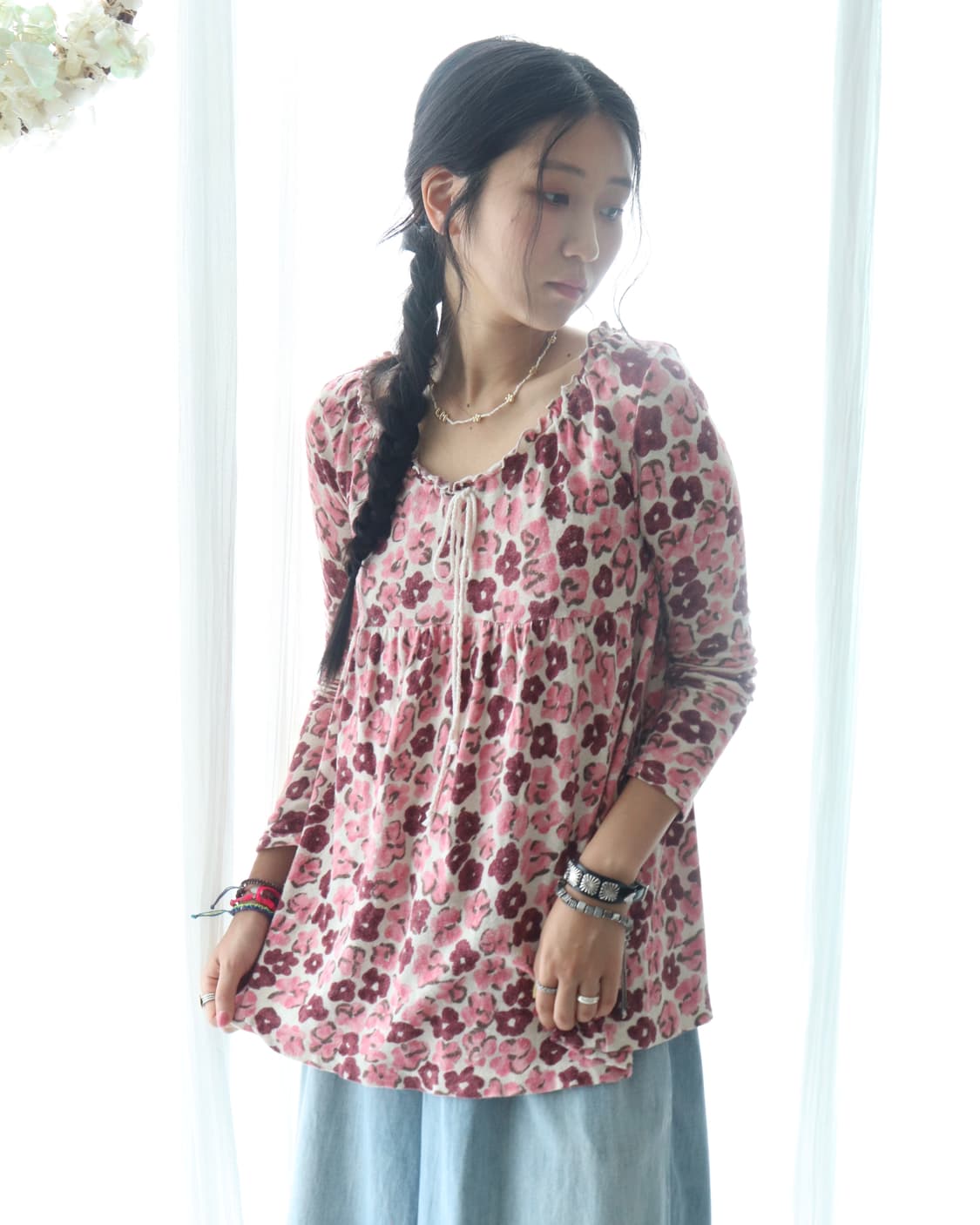 [Hysteric Glamour] Floral Tunic Blouse 상품이미지4