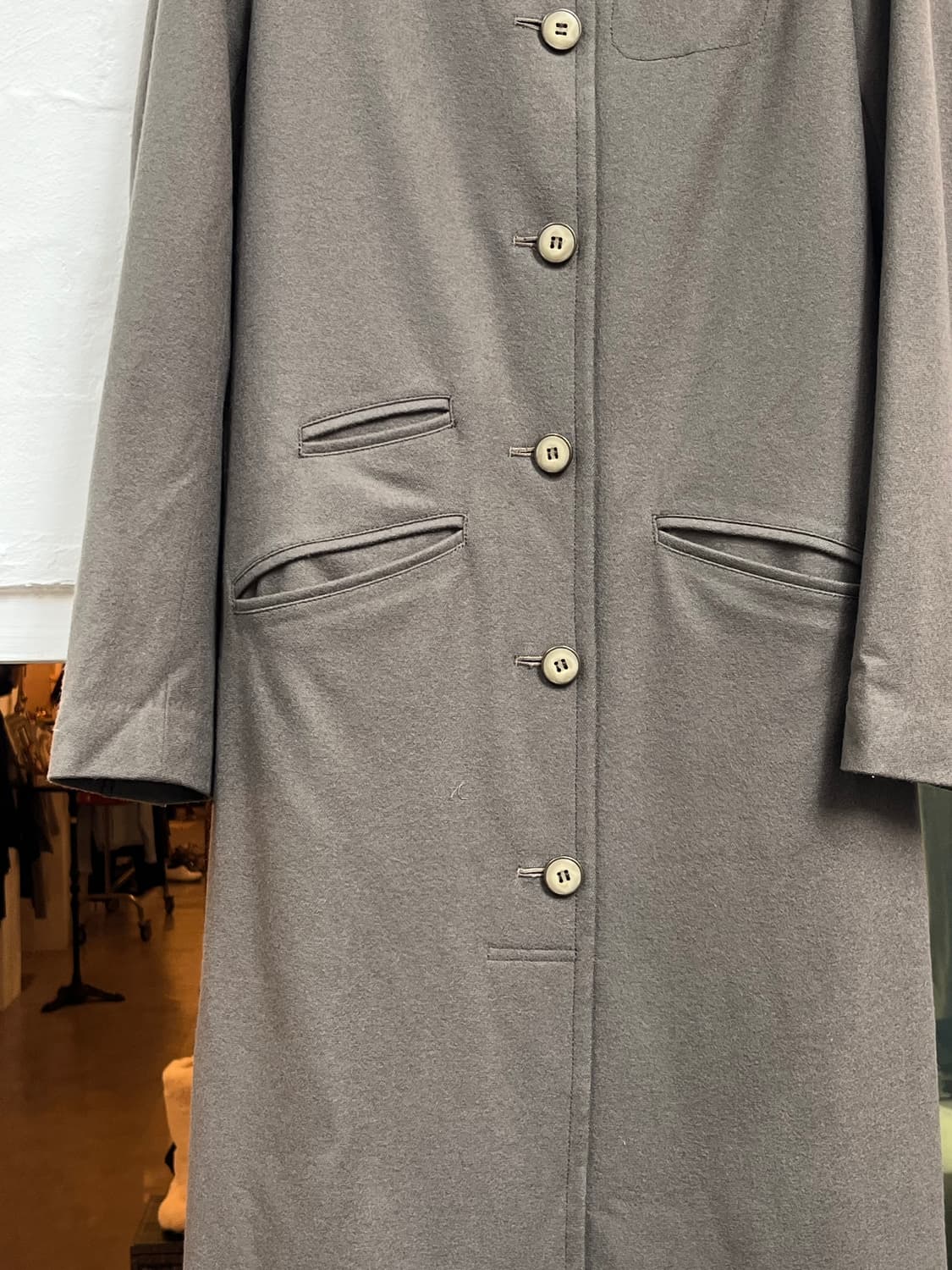 Hive Salon JAPAN 울 캐시미어 혼방 롱 코트 F 상품이미지4