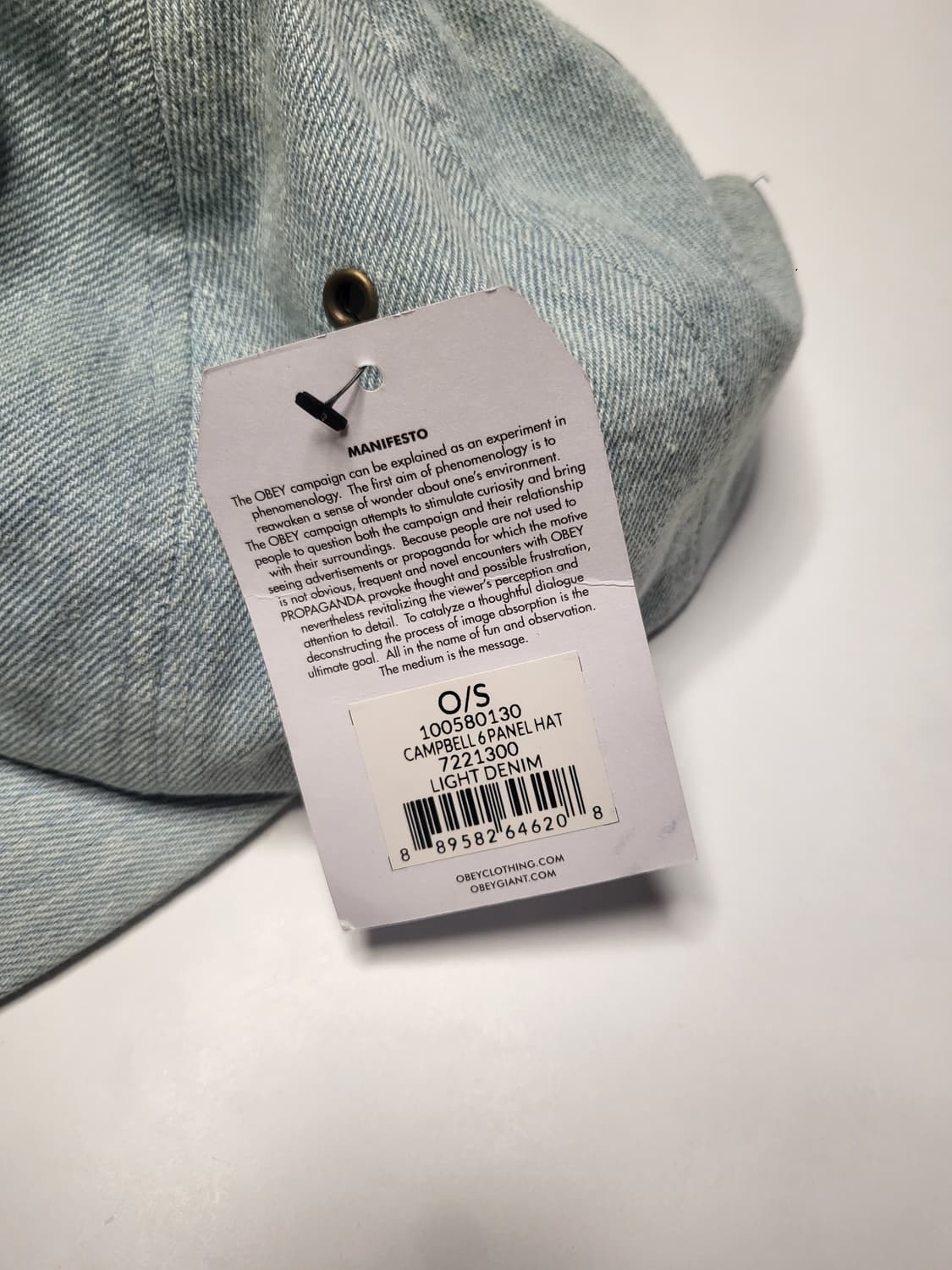 obey 데님 캡 상품이미지2