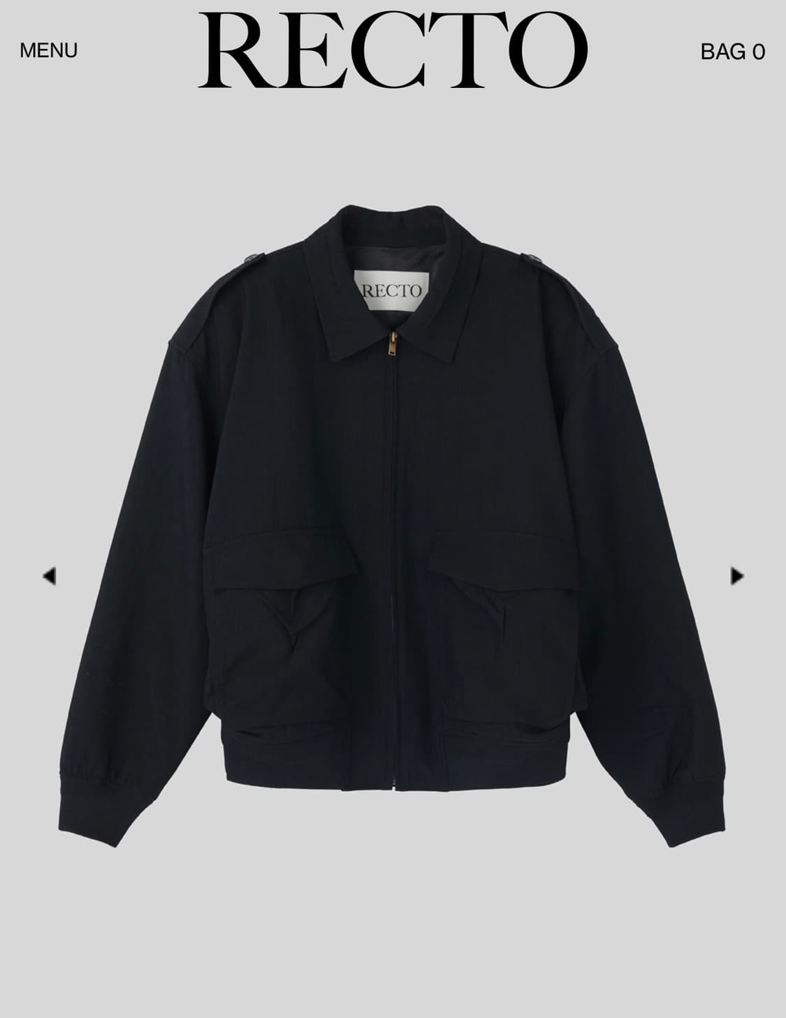 (새상품) 렉토 빈티지 프레스드 크리즈 점퍼 2사이즈 상품이미지2